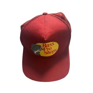 LIKE NEW Bass Pro Shops Trucker Hat Red